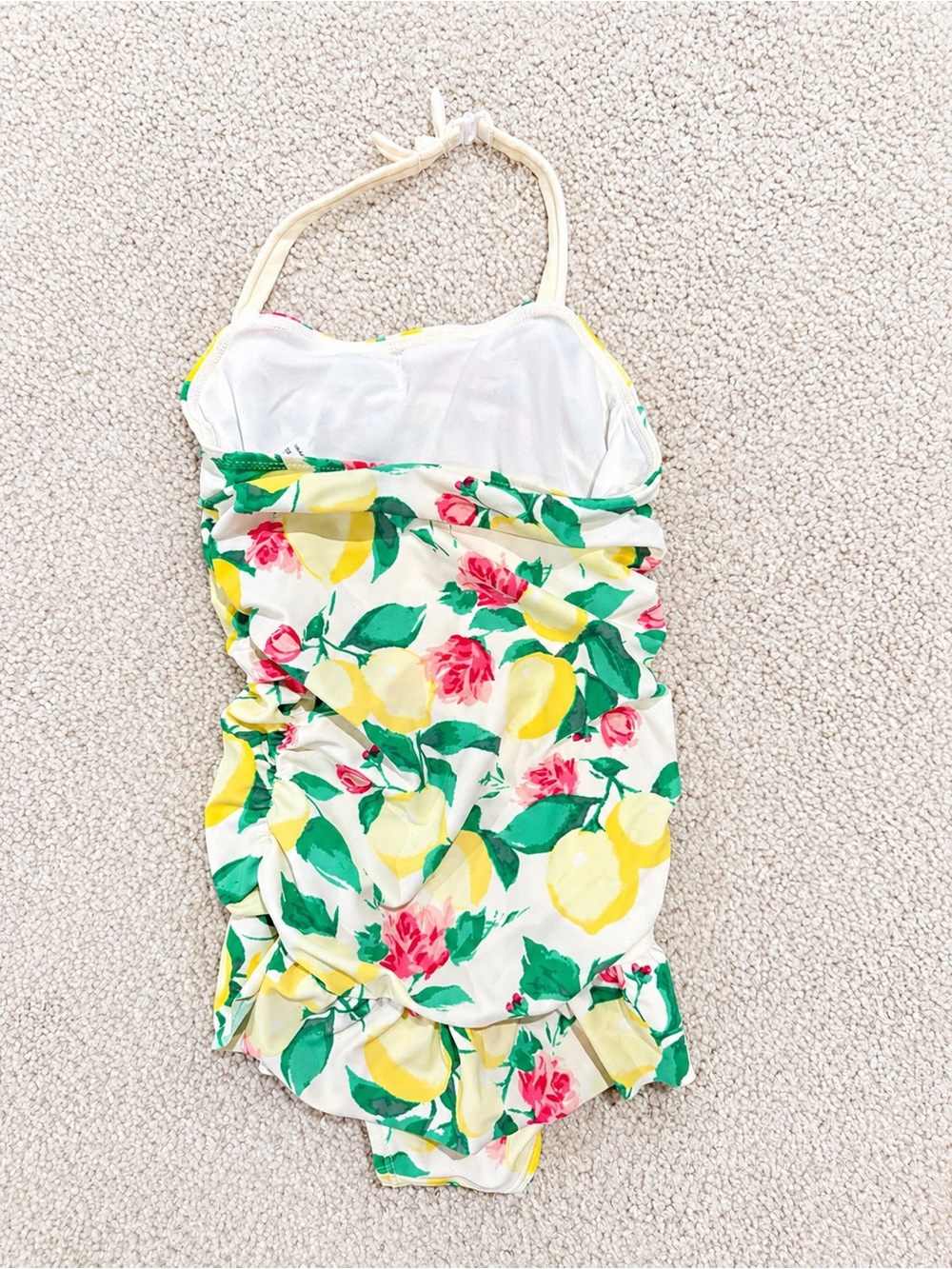 Janie & Jack Lemons Toddler Swimsuit Size 5 - Picture 3 of 3